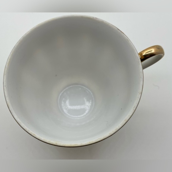 Brinn's China & Glassware Cup & Saucer T-1154  
gold trim, hand painted, 5.5” - Picture 9 of 9